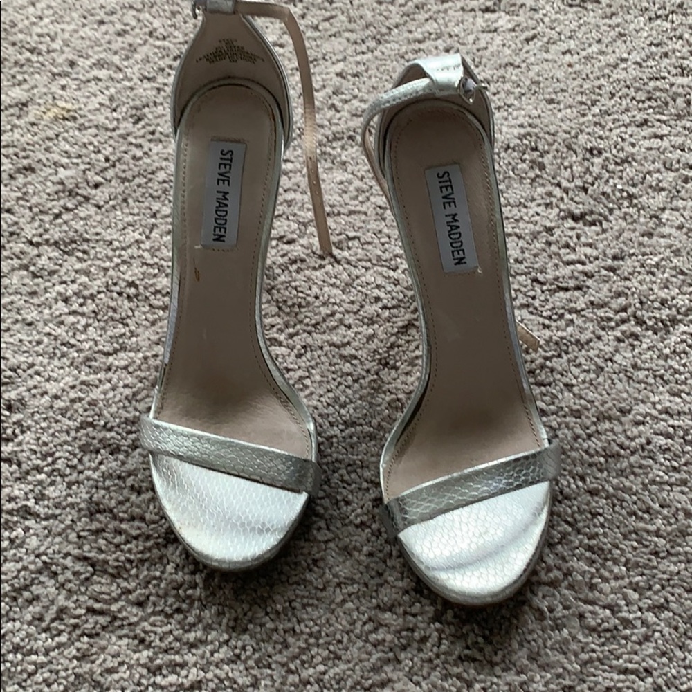 Silver heels